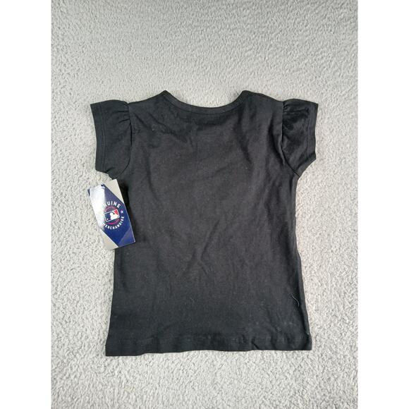 Colorado Rockies MLB Tee Toddler Girls 3T Black Purple Baseball T-Shirt NWT - Picture 6 of 8